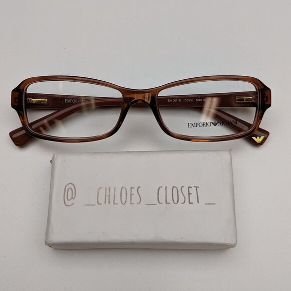 🕶️Emporio Armani EA3016 5099 Eyeglasses 51/16 135 /ALJ741🕶️ - Picture 1 of 10